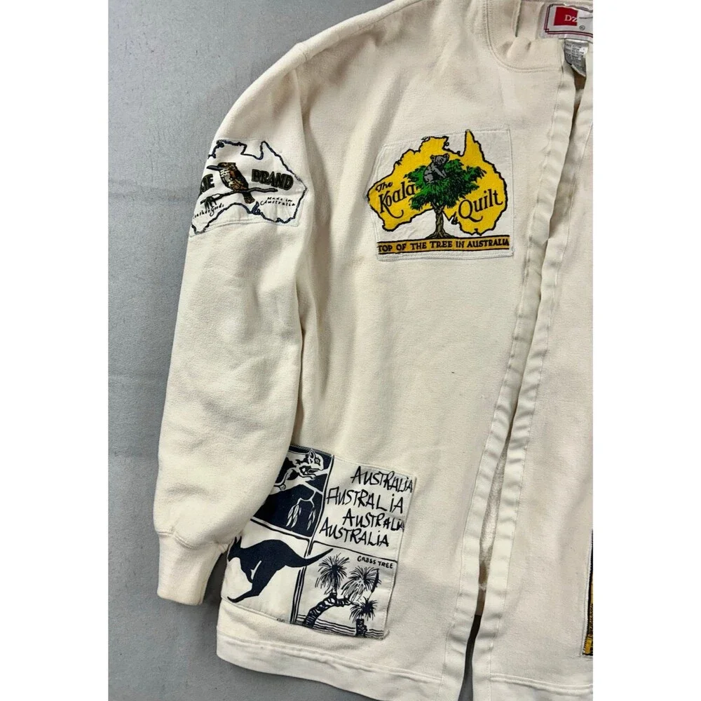 Vintage 80/90s Australian Patchwork Jacket XL DZ Sportswear Koala Southern Cross